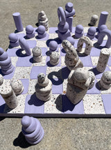 Lavender Chess Set
